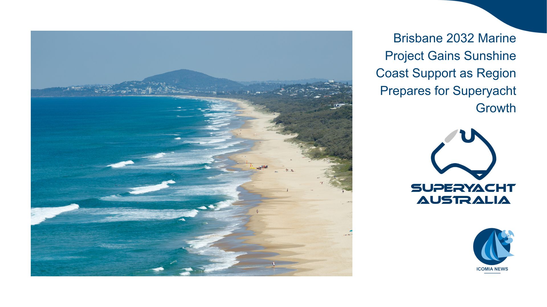 Brisbane 2032 Marine Project Gains Sunshine Coast Support as Region Prepares for Superyacht Growth