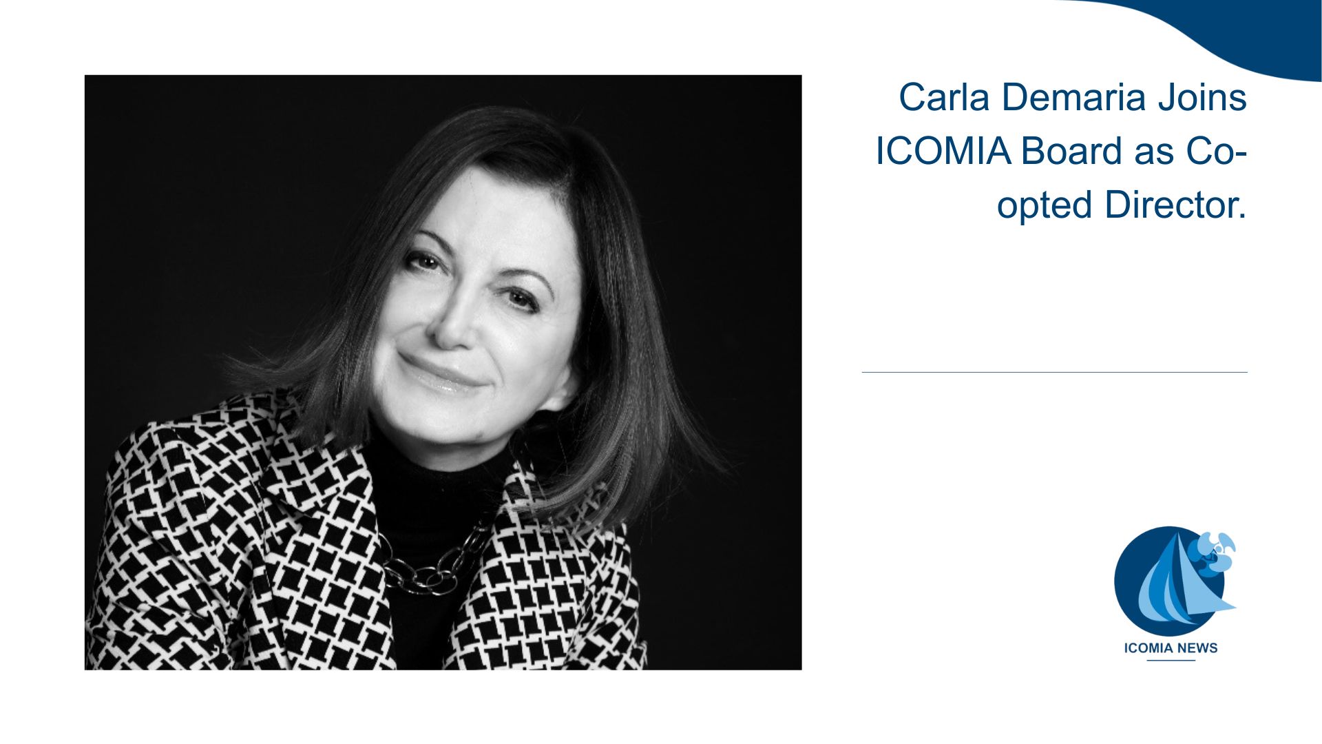 Carla Demaria Joins ICOMIA Board as Co-opted Director.