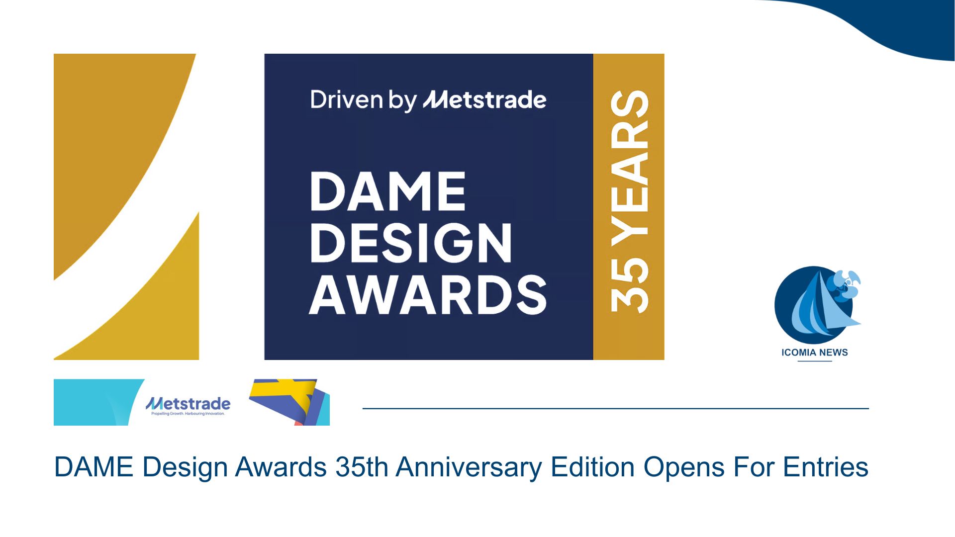 DAME Design Awards 35th Anniversary Edition Opens For Entries