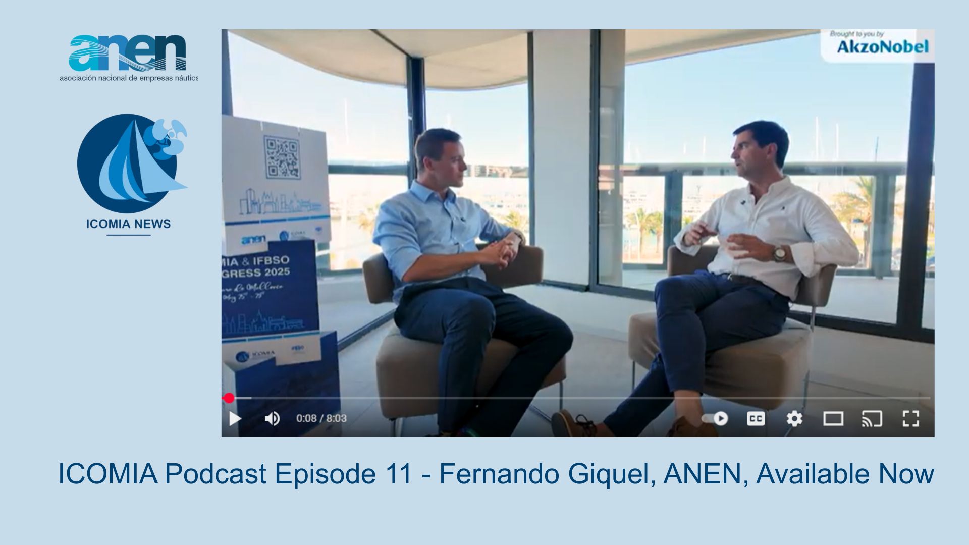 ICOMIA Podcast Episode 11 – Fernando Giquel, ANEN, Available Now