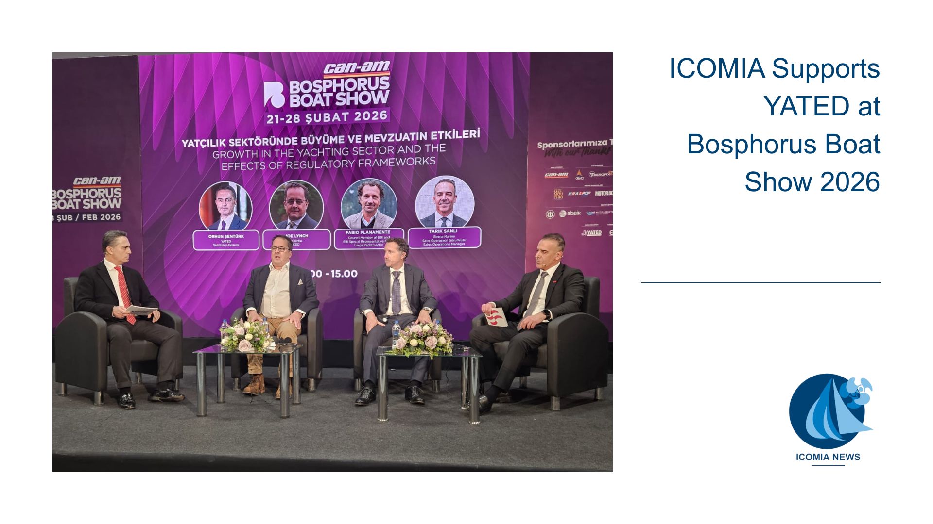 ICOMIA Supports YATED at Bosphorus Boat Show 2026