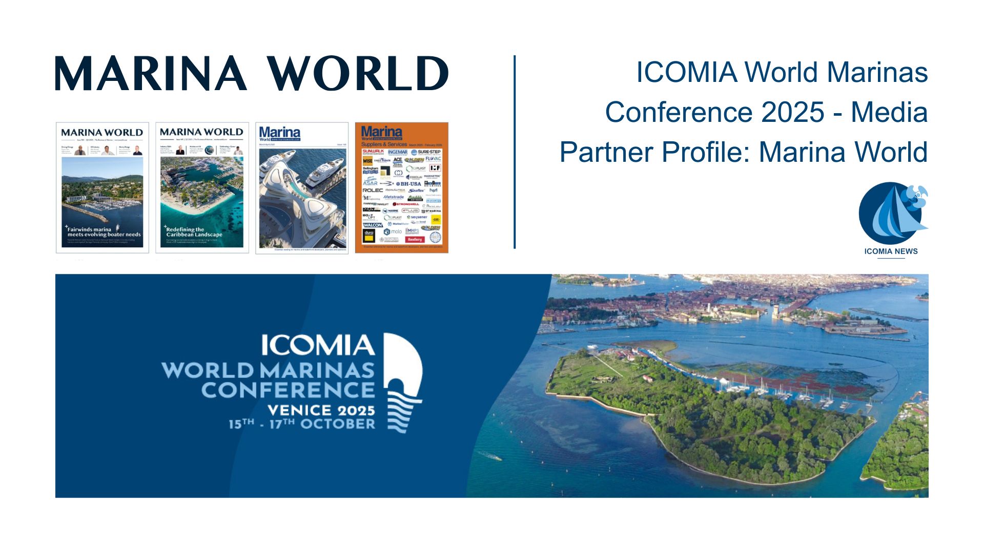 ICOMIA World Marinas Conference 2025 – Media Partner Profile: Marina World