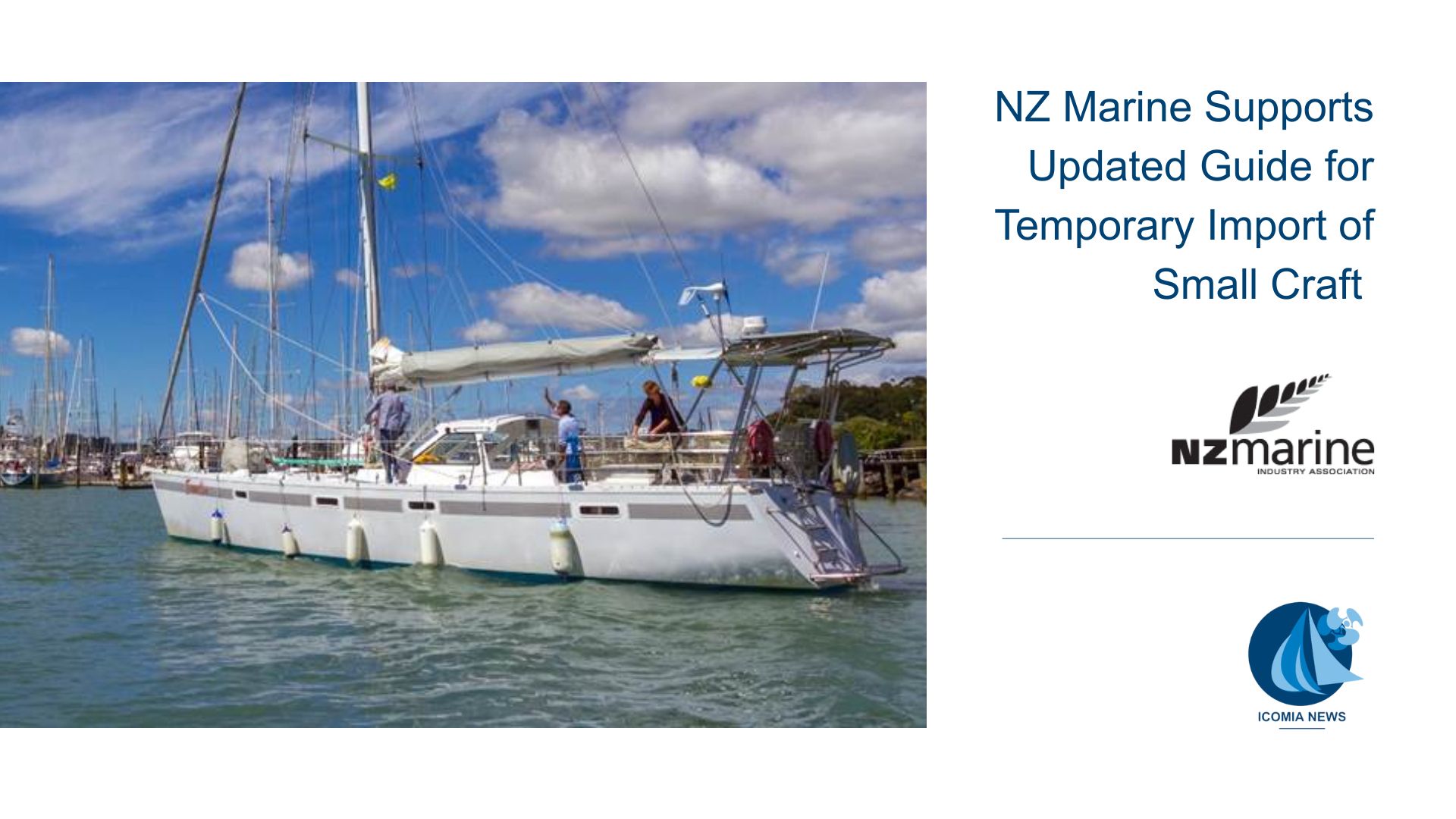 NZ Marine Supports Updated Guide for Temporary Import of Small Craft 2026