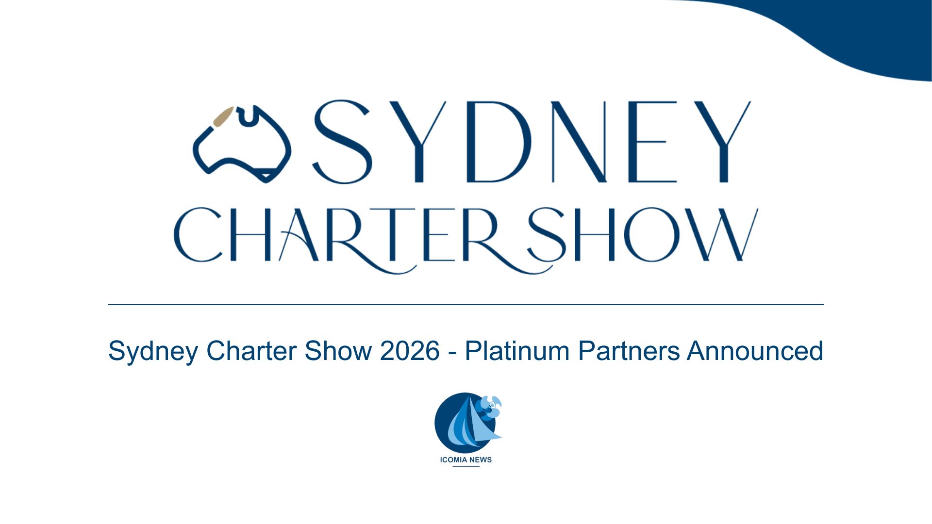 Sydney Charter Show 2026 – Platinum Partners Announced