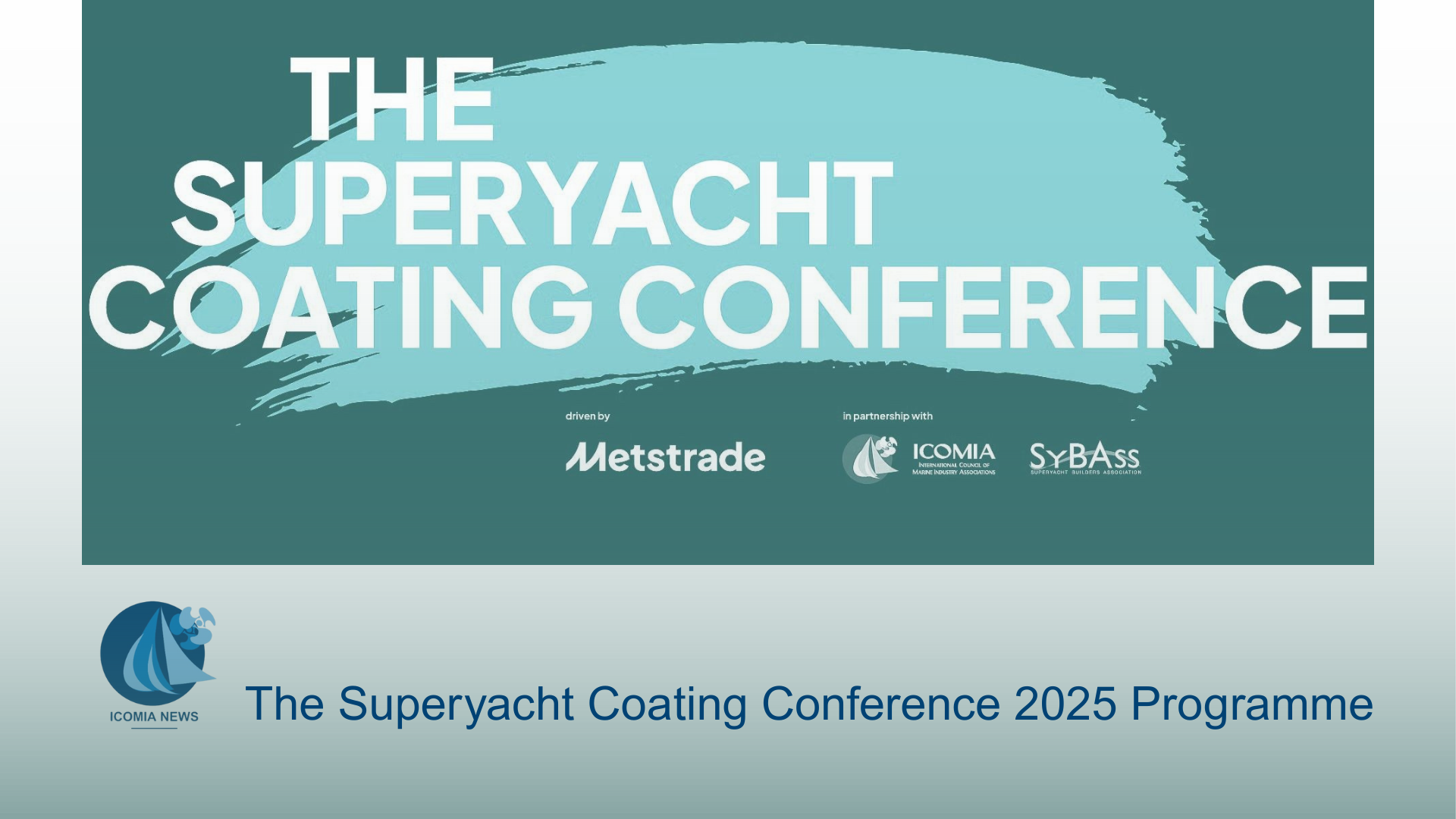 The Superyacht Coating Conference 2025 Programme