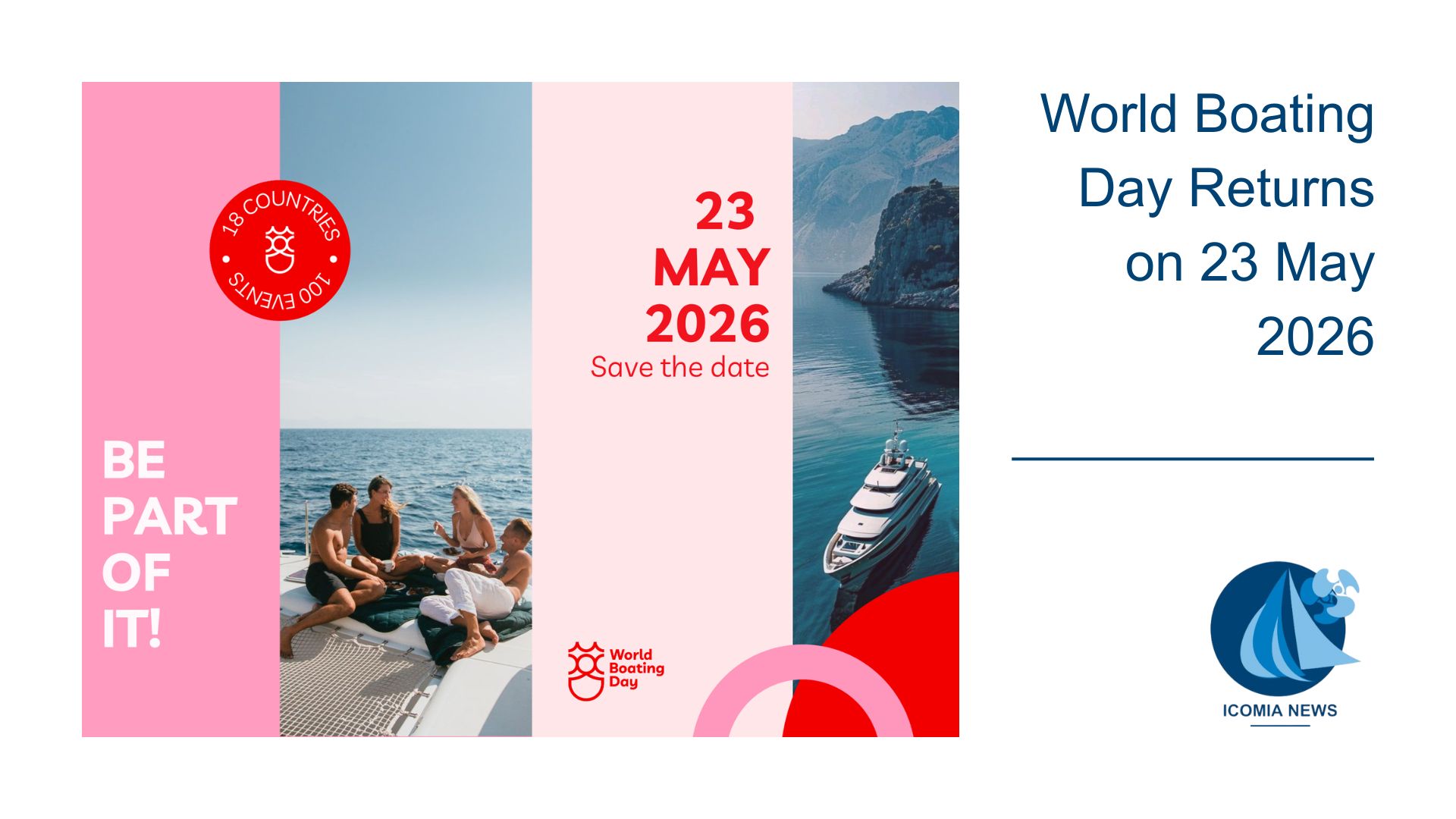 World Boating Day Returns on 23 May 2026