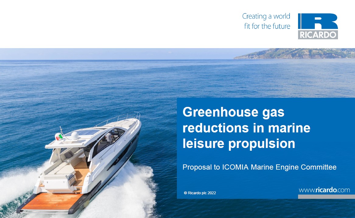 ICOMIA launches new Decarbonisation study